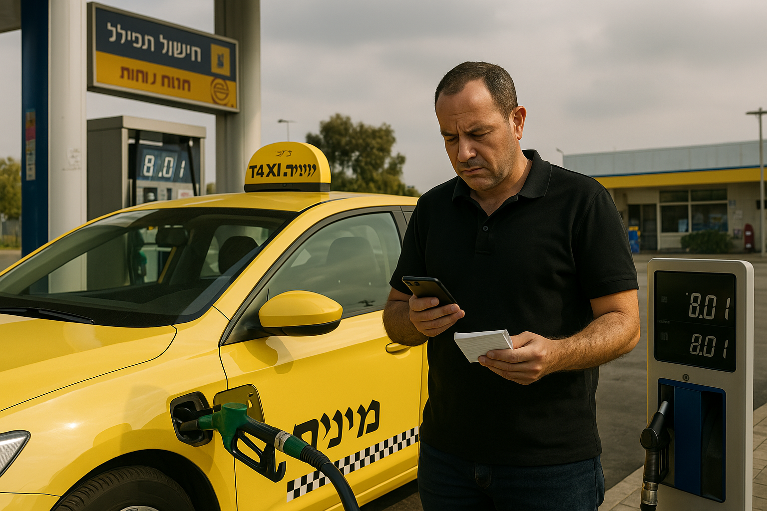 האם מחירי הדלק יכריעו את ענף המוניות?