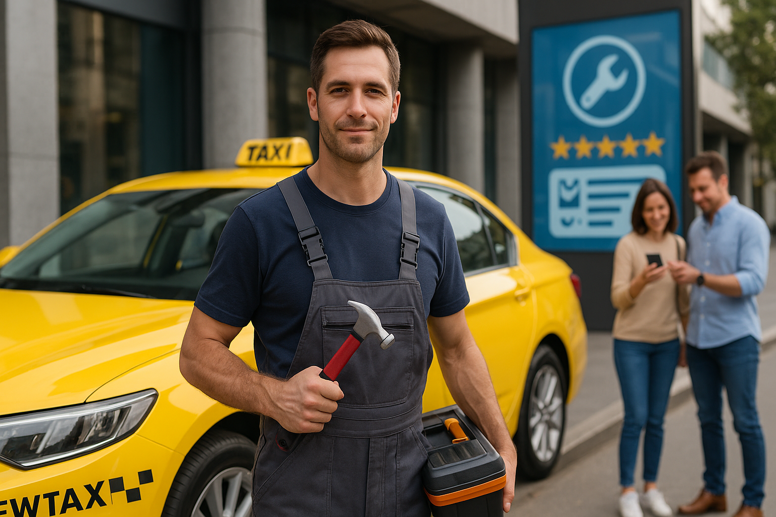 שדרוג במערכת בעלי המקצוע של NewTaxi – שירות מהיר, אמין ומבוקר